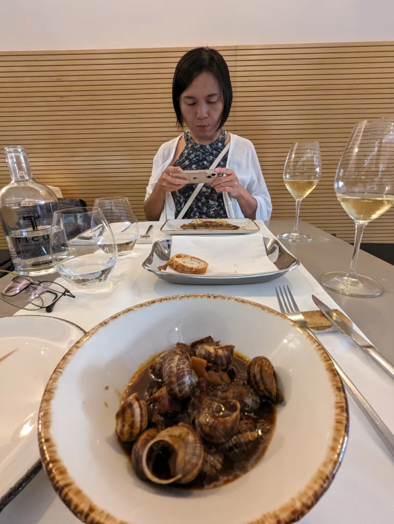 Plate of snails