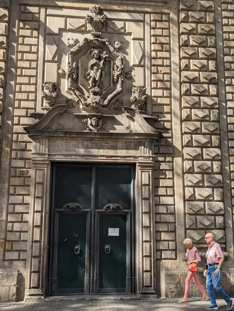 Front door of old building