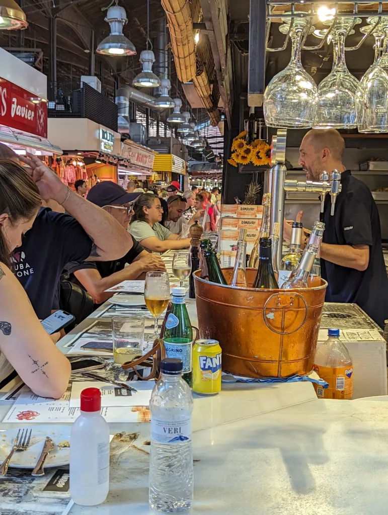 Bar at market