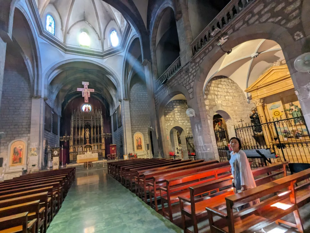 Sachie in church