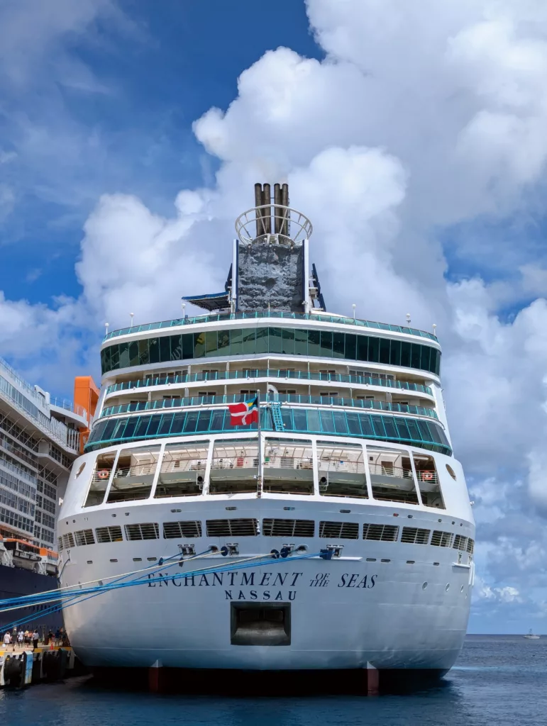 View of Enchantment of the Seas' stern