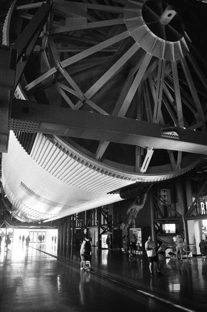 Top of Saturn V first stage.