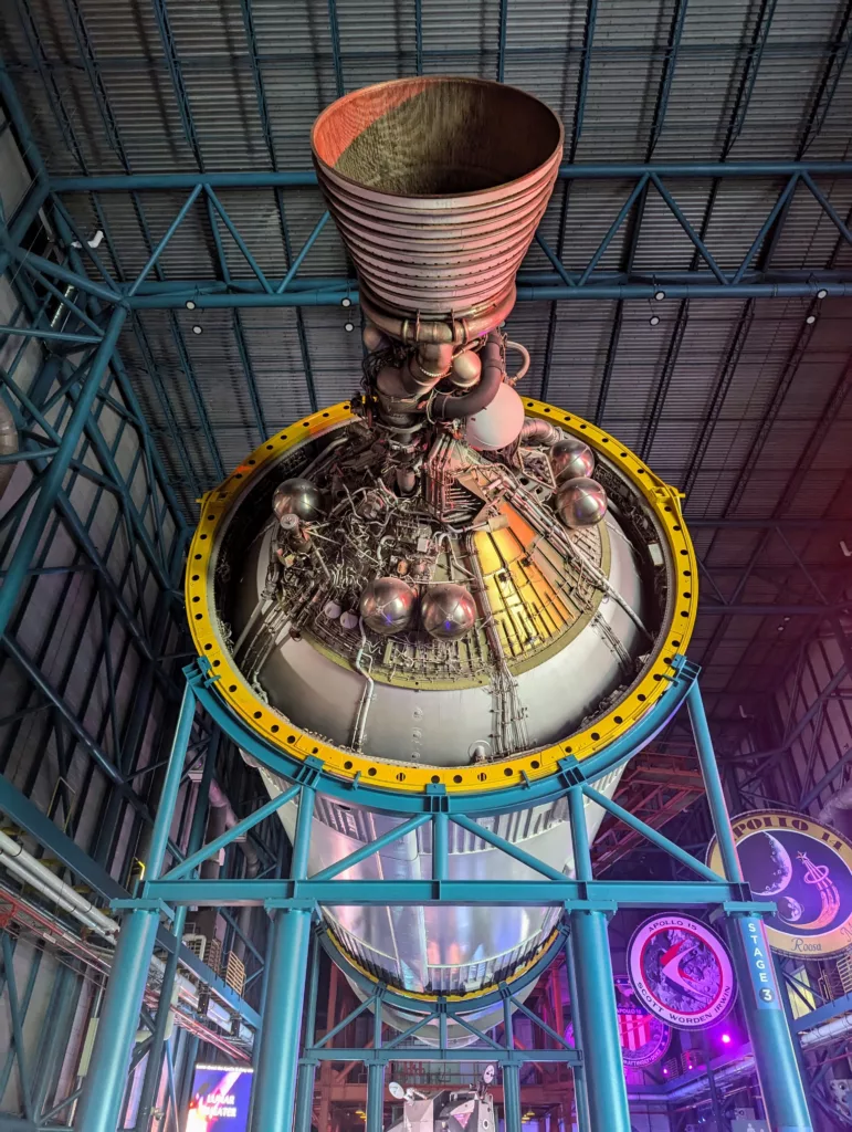 Engine from Saturn V second stage