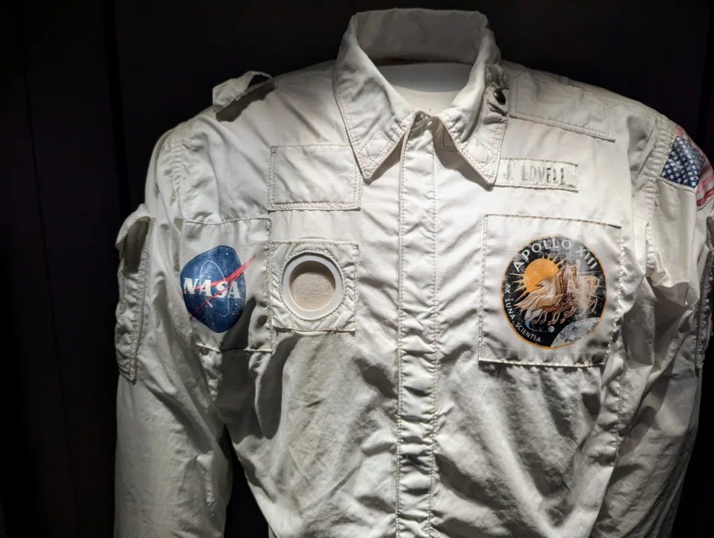 Jim Lovell mission jumpsuit
