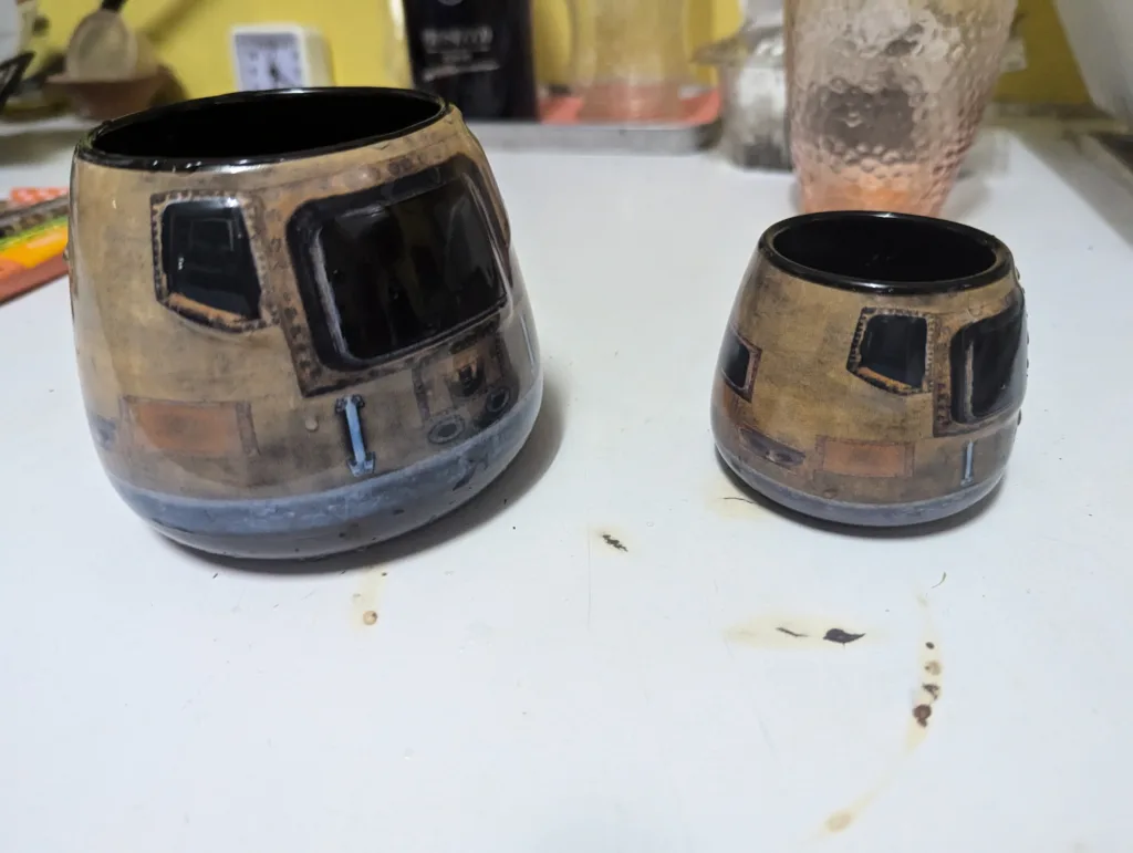 Coffee cup and shotgalss