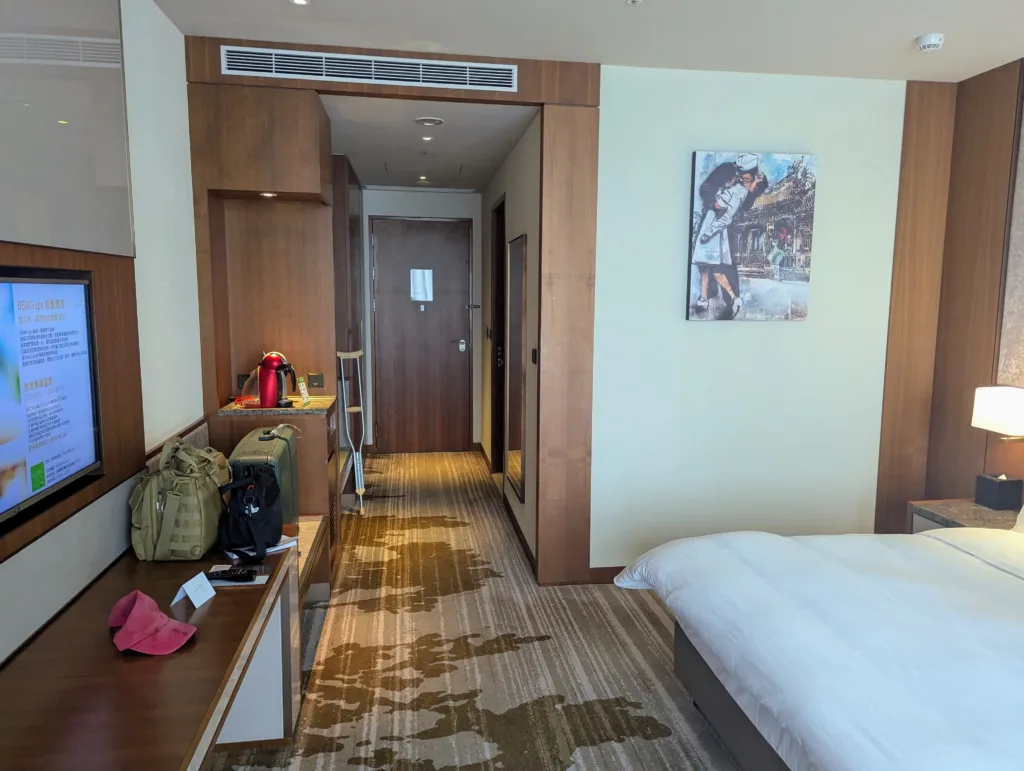 View of hotel room